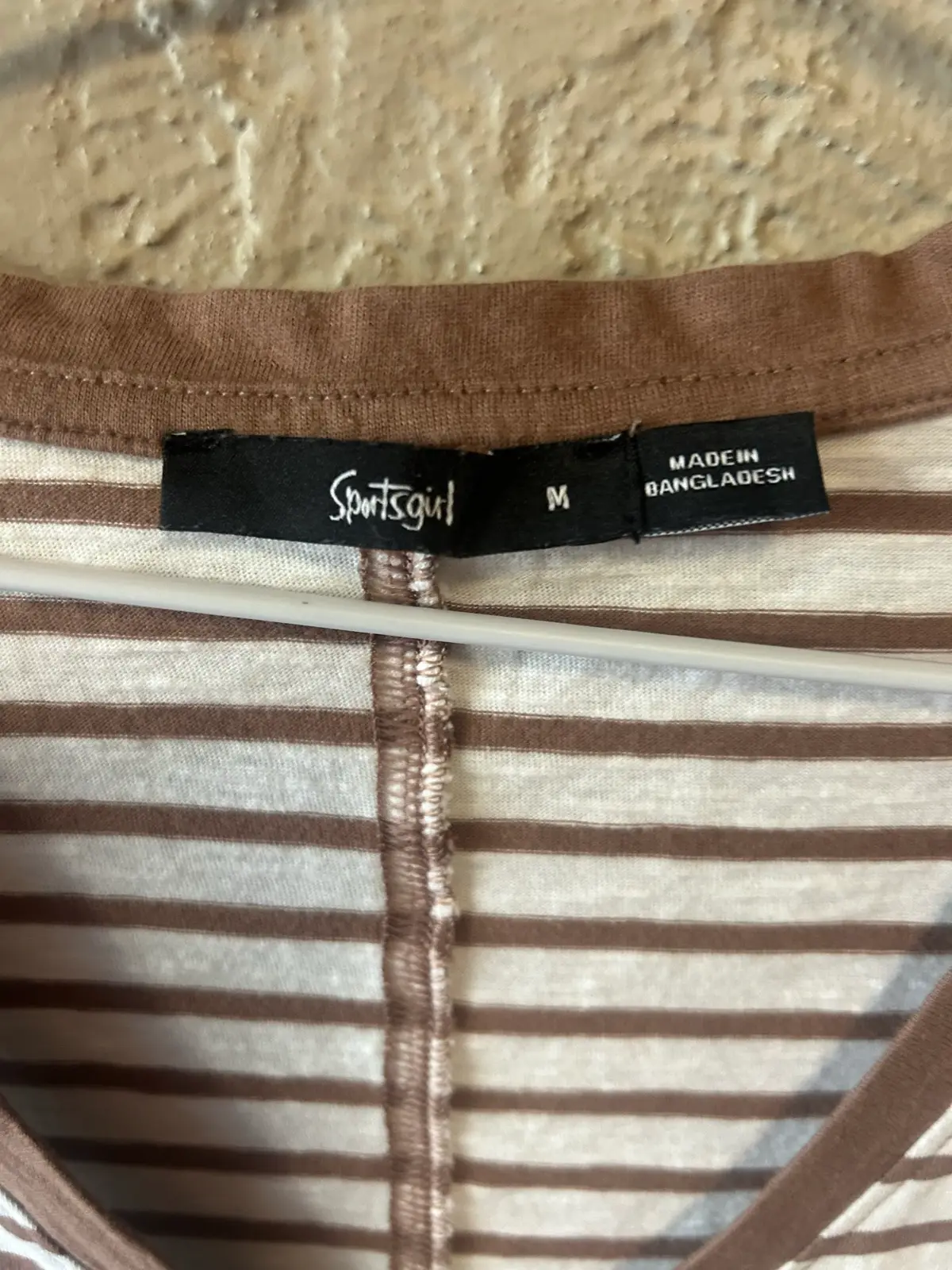 Sportsgirl brown/white striped tank top – photo 2