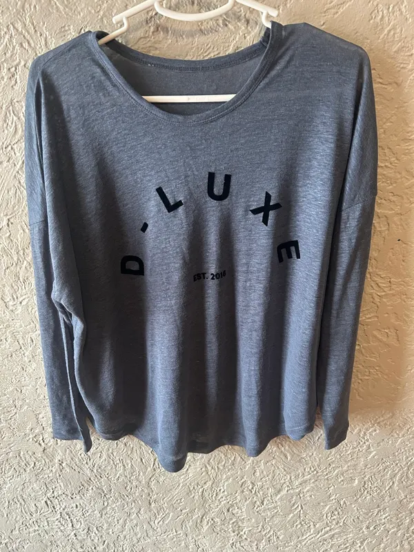 Decjuba D luxe grey long sleeve top
