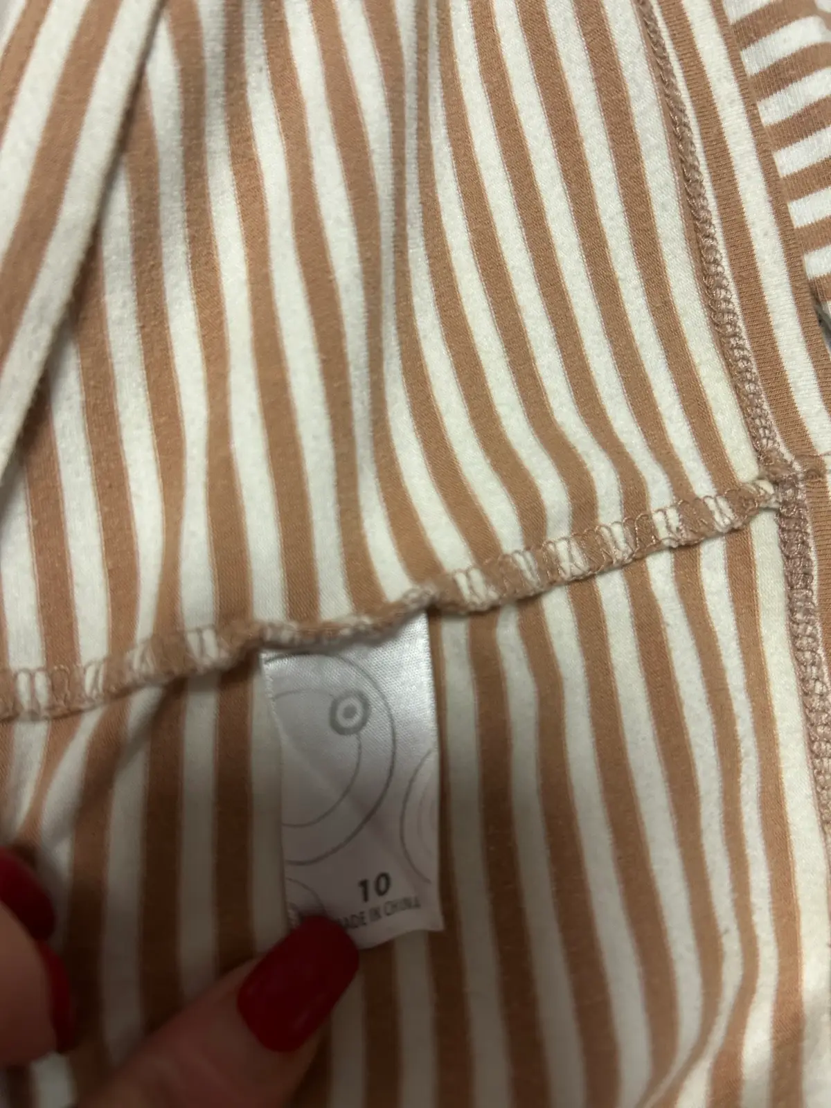 Target brown/white long sleeve top – photo 4