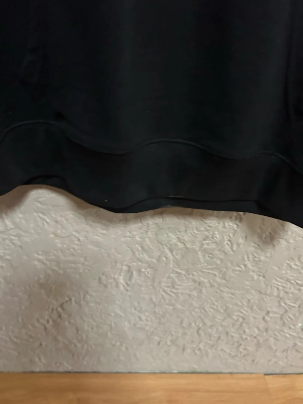 Missguided black long sleeve sweatshirt/dress — photo 2
