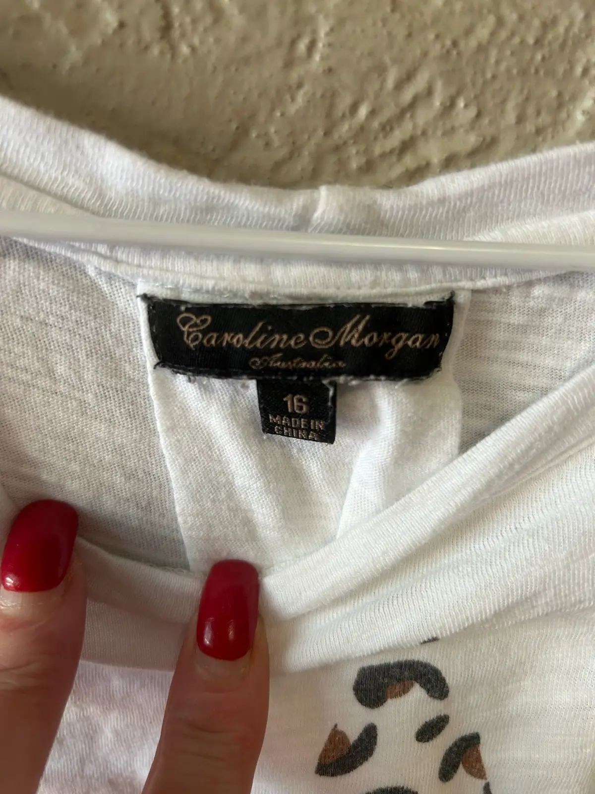 Caroline Morgan white star tee – photo 3
