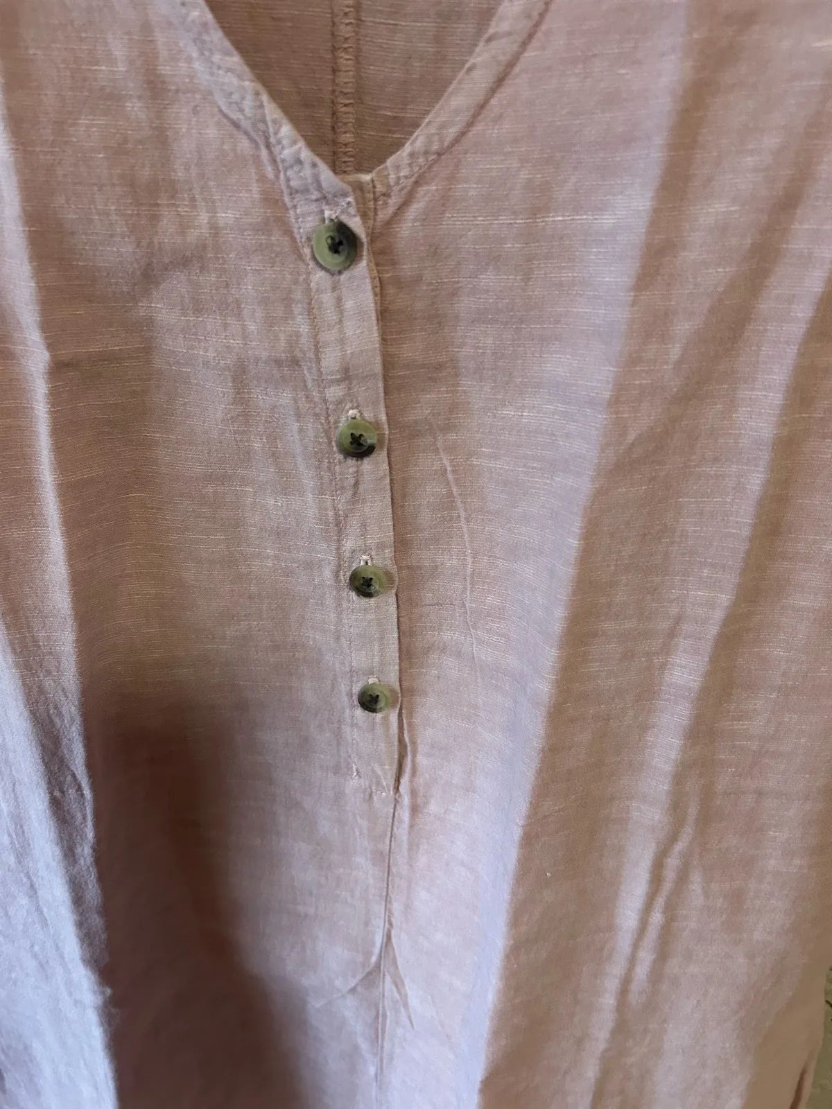 Thrills pink linen short playsuit – photo 2