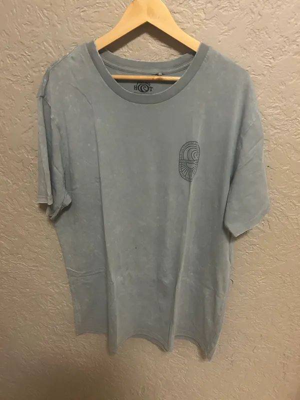 Men’s Target grey/green tee with black graphic