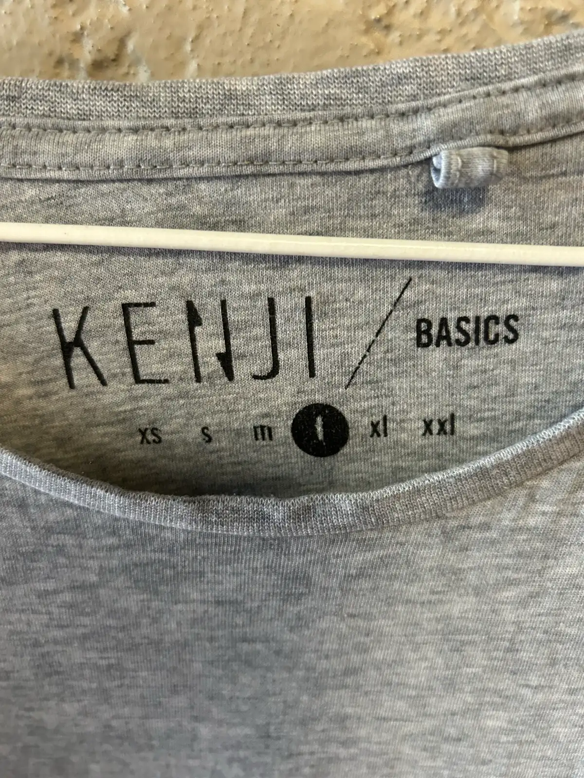 Men’s Kenji grey colour block tee – photo 2