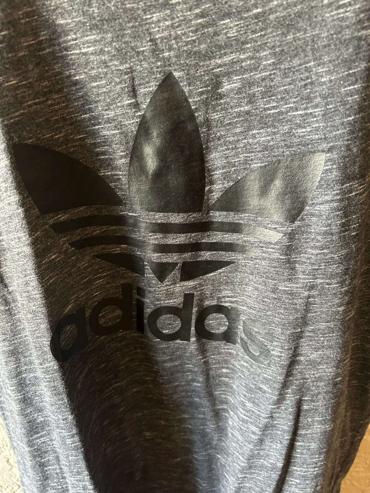 Adidas grey heathered trefoil tshirt dress – photo 2