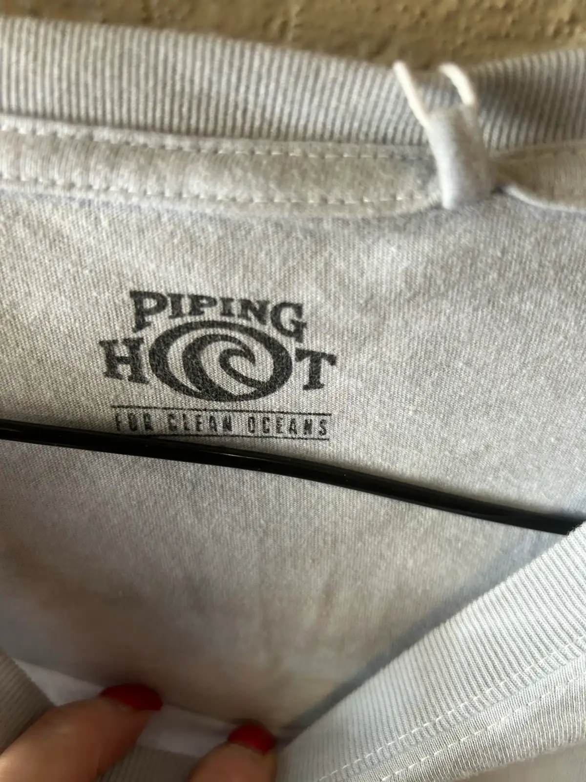 Men’s piping hot grey graphic tee – photo 3