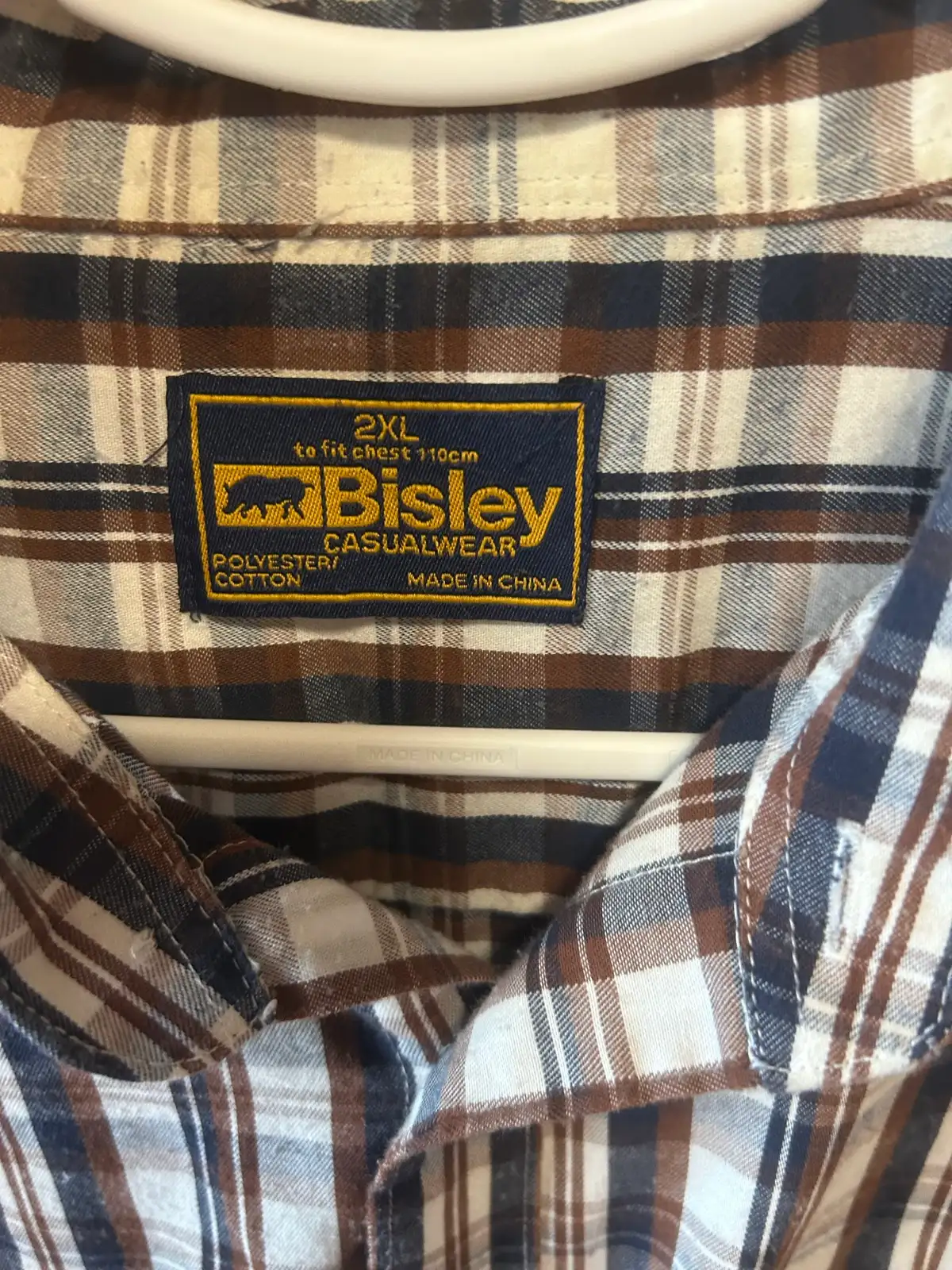 Men’s Bisley plaid long sleeve shirt – photo 3