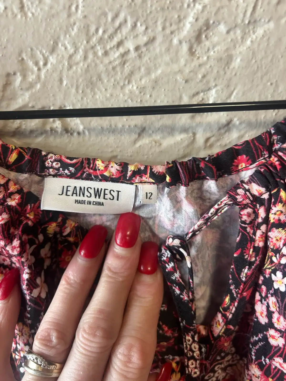 Jeanswest red/brown floral boho blouse – photo 3