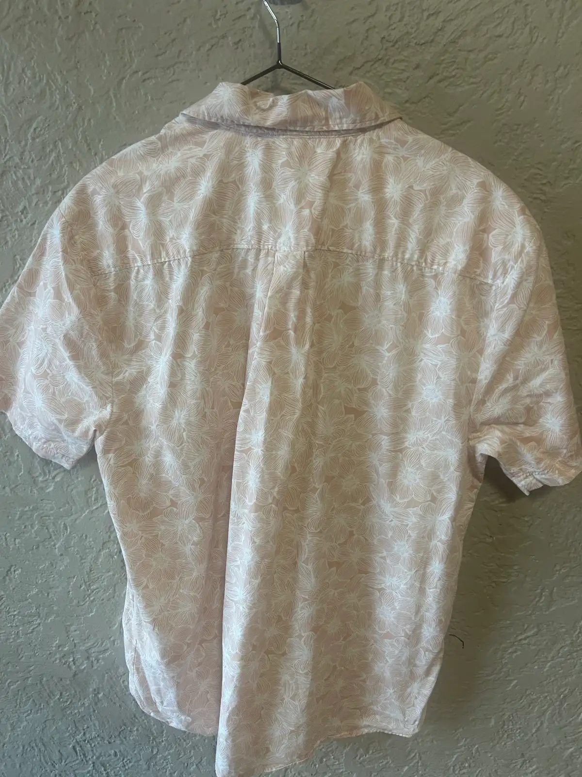 Men’s Anko pink short sleeve floral shirt – photo 4