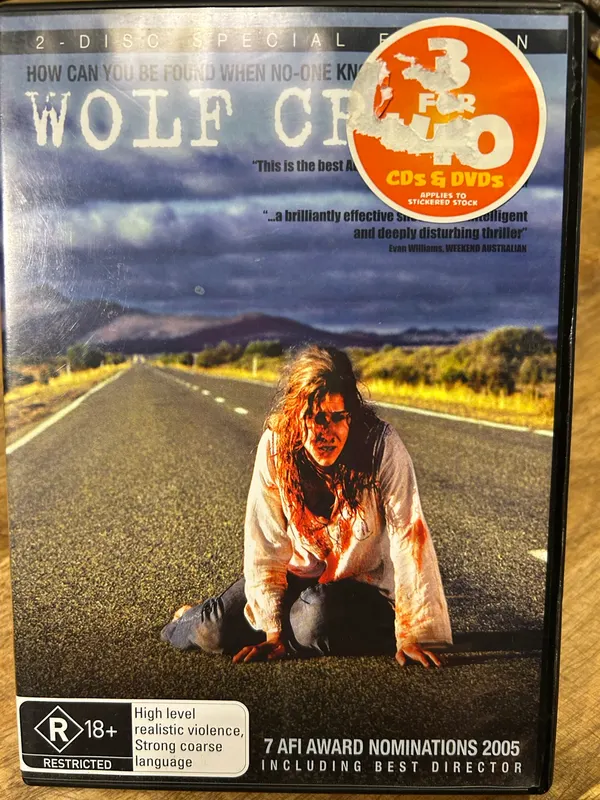 Wolf creek dvd