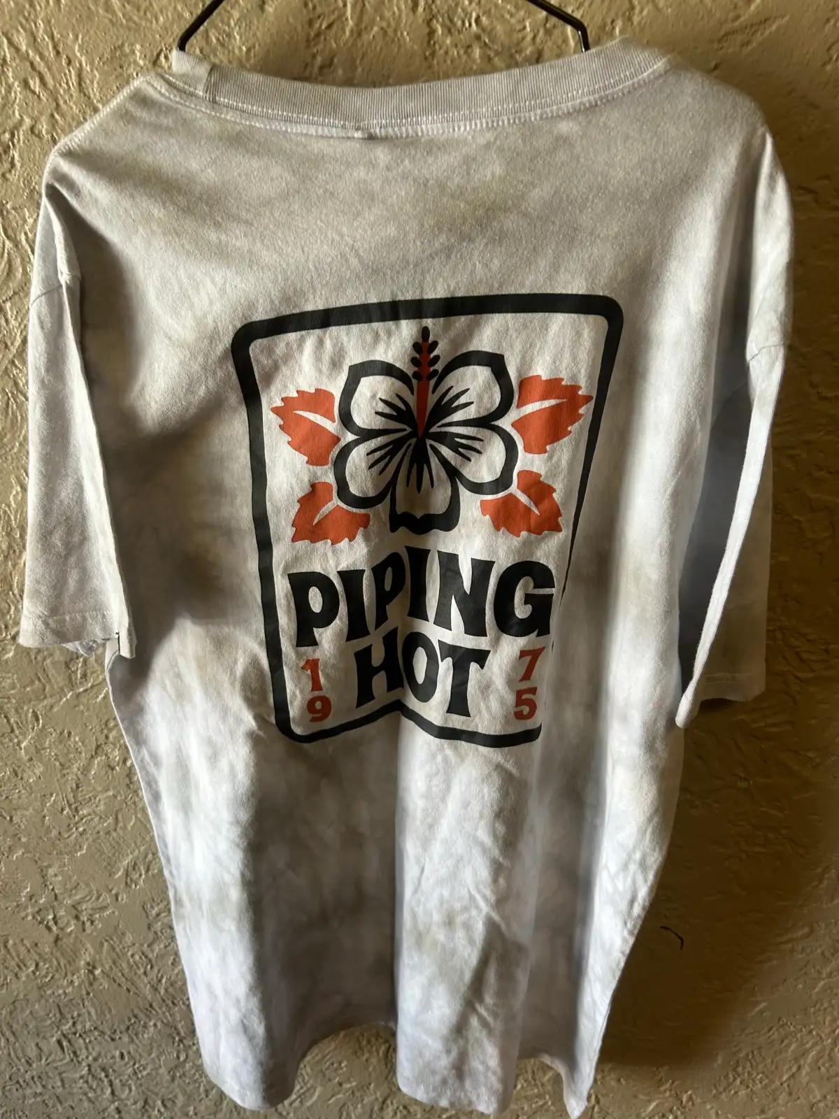 Men’s piping hot grey graphic tee – photo 5