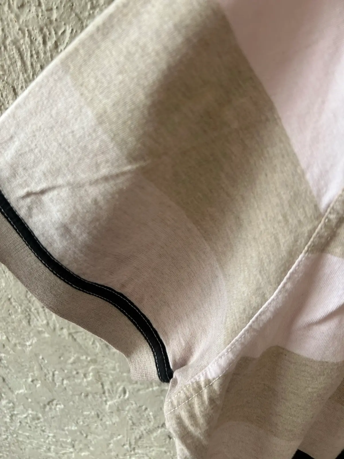 Bronson black/white/beige striped polo shirt – photo 2