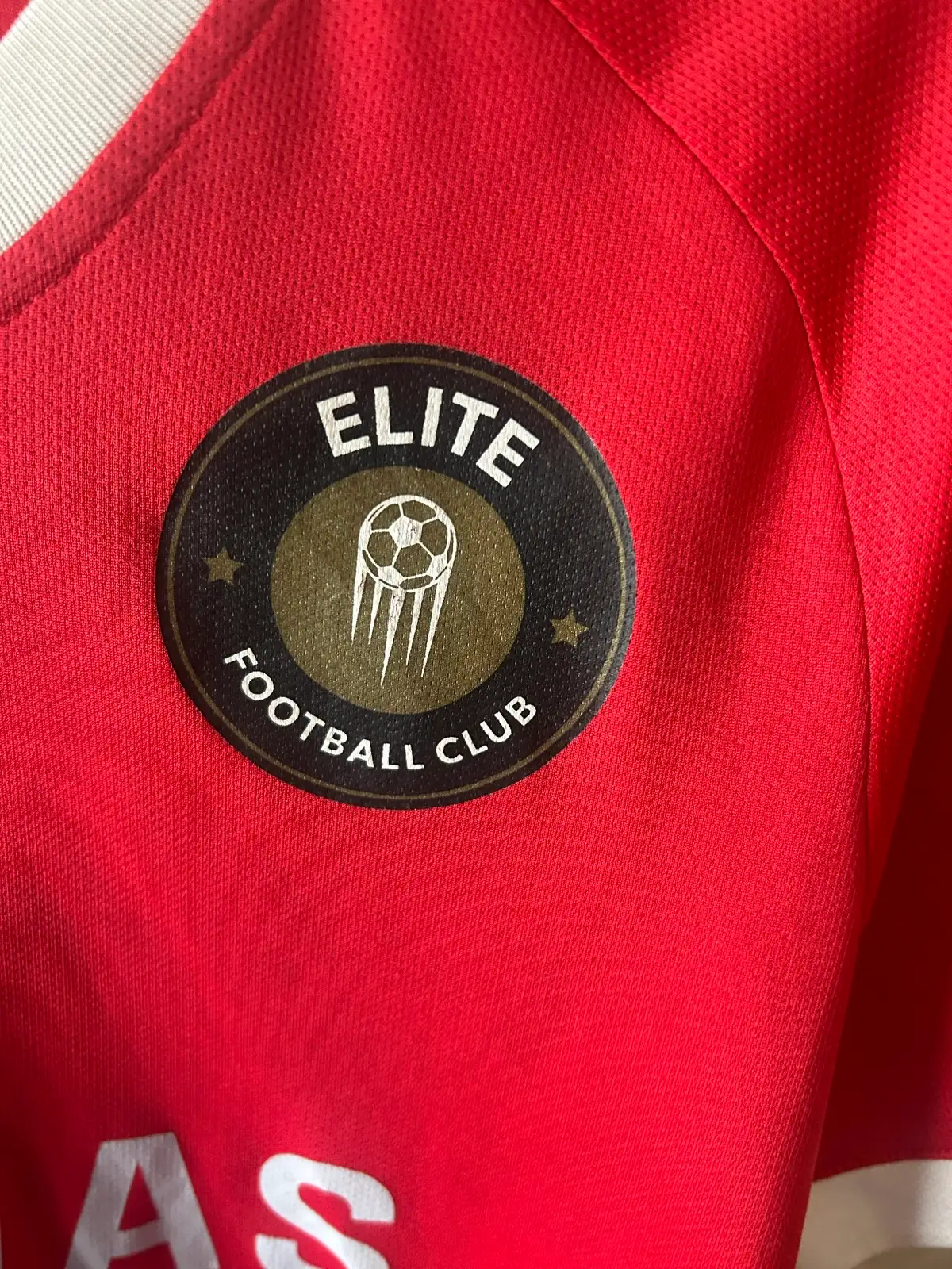 Kids red elite football club jersey – photo 2