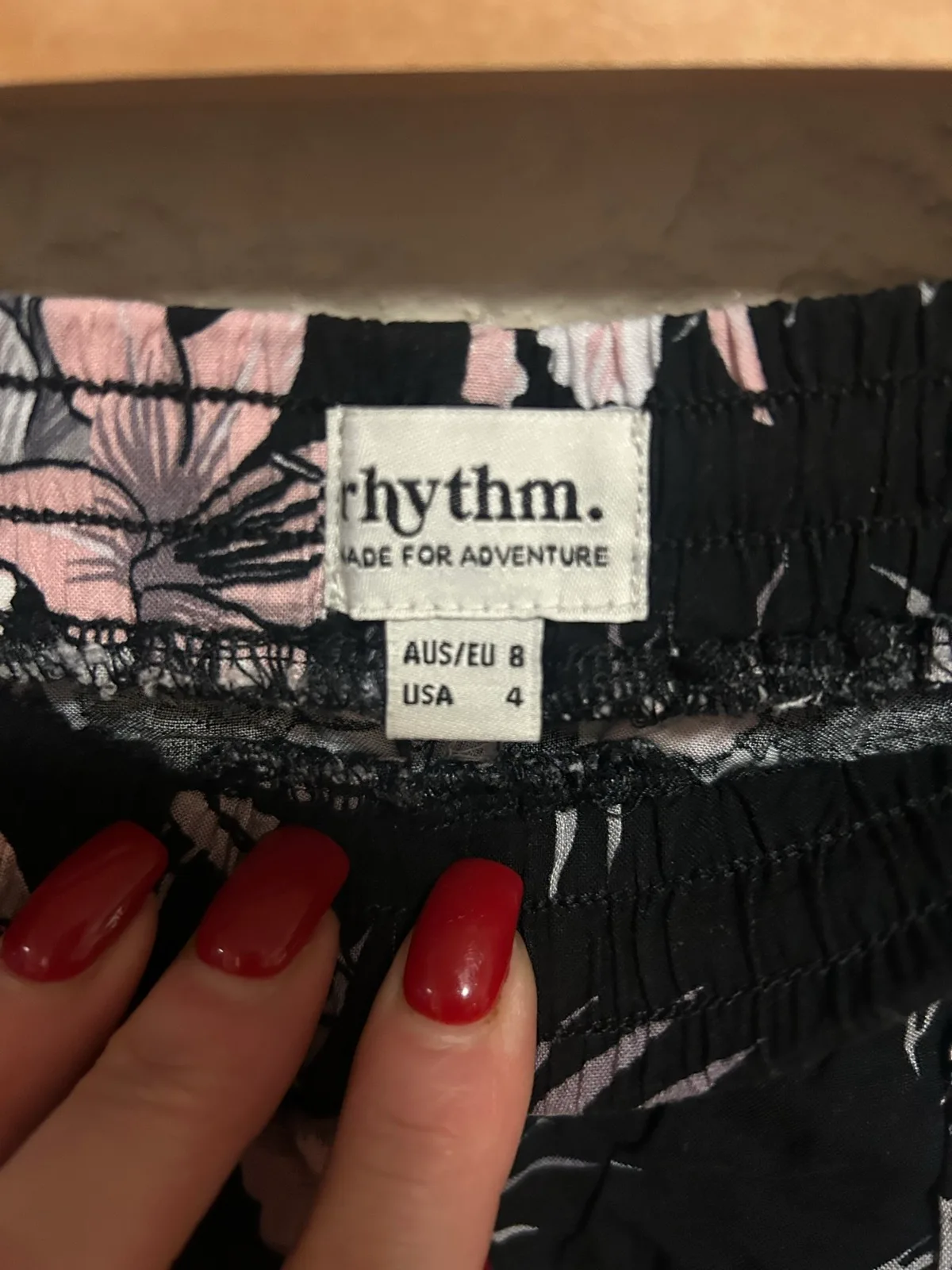 Rhythm black floral shorts – photo 5