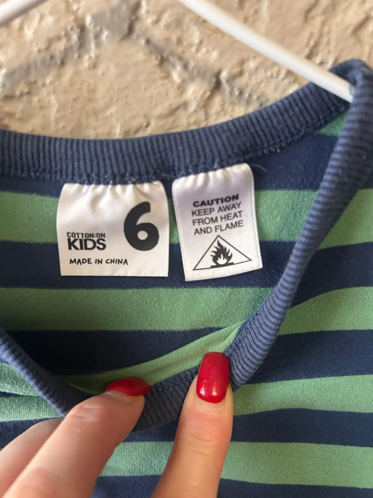 Cotton on kids striped long sleeve top – photo 2