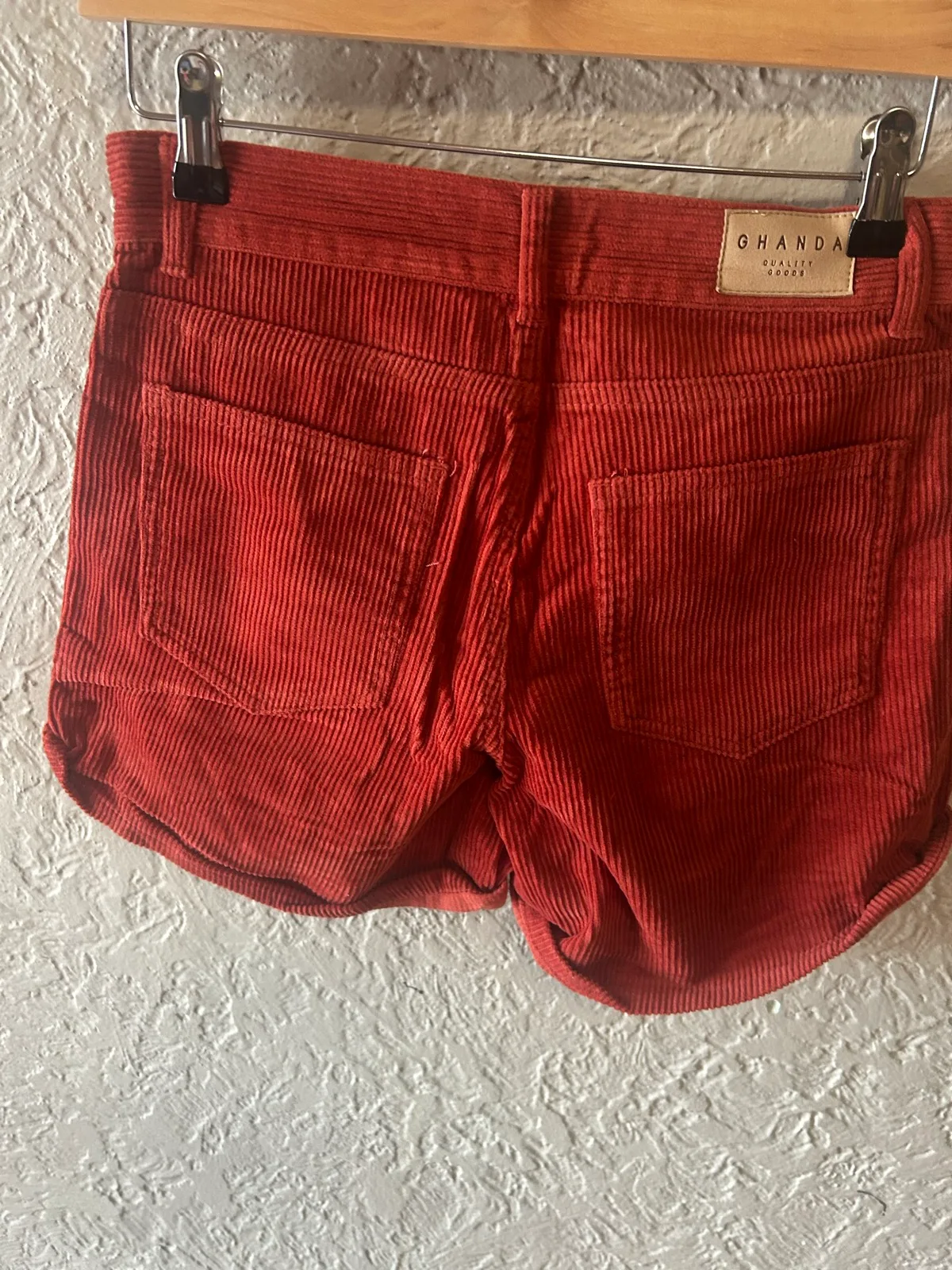 Ghanda brown corduroy shorts – photo 4