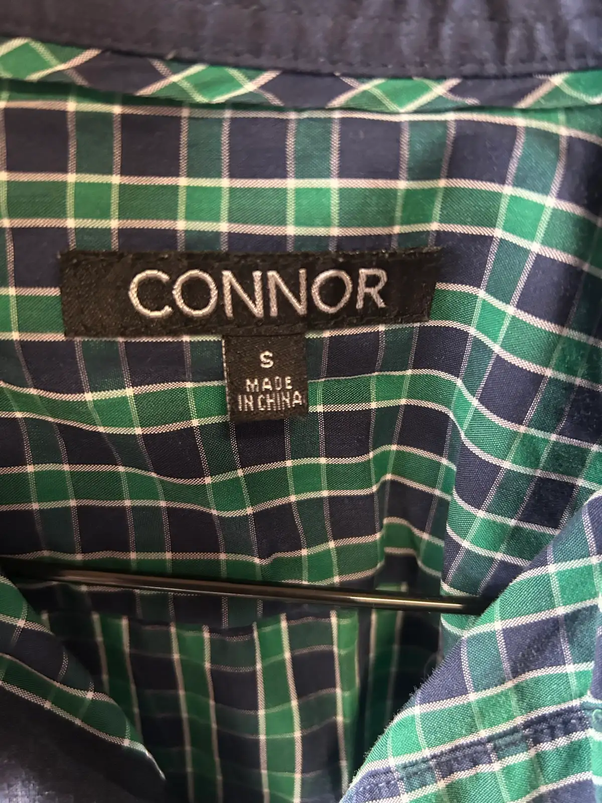 Connor green/blue plaid long sleeve shirt – photo 3