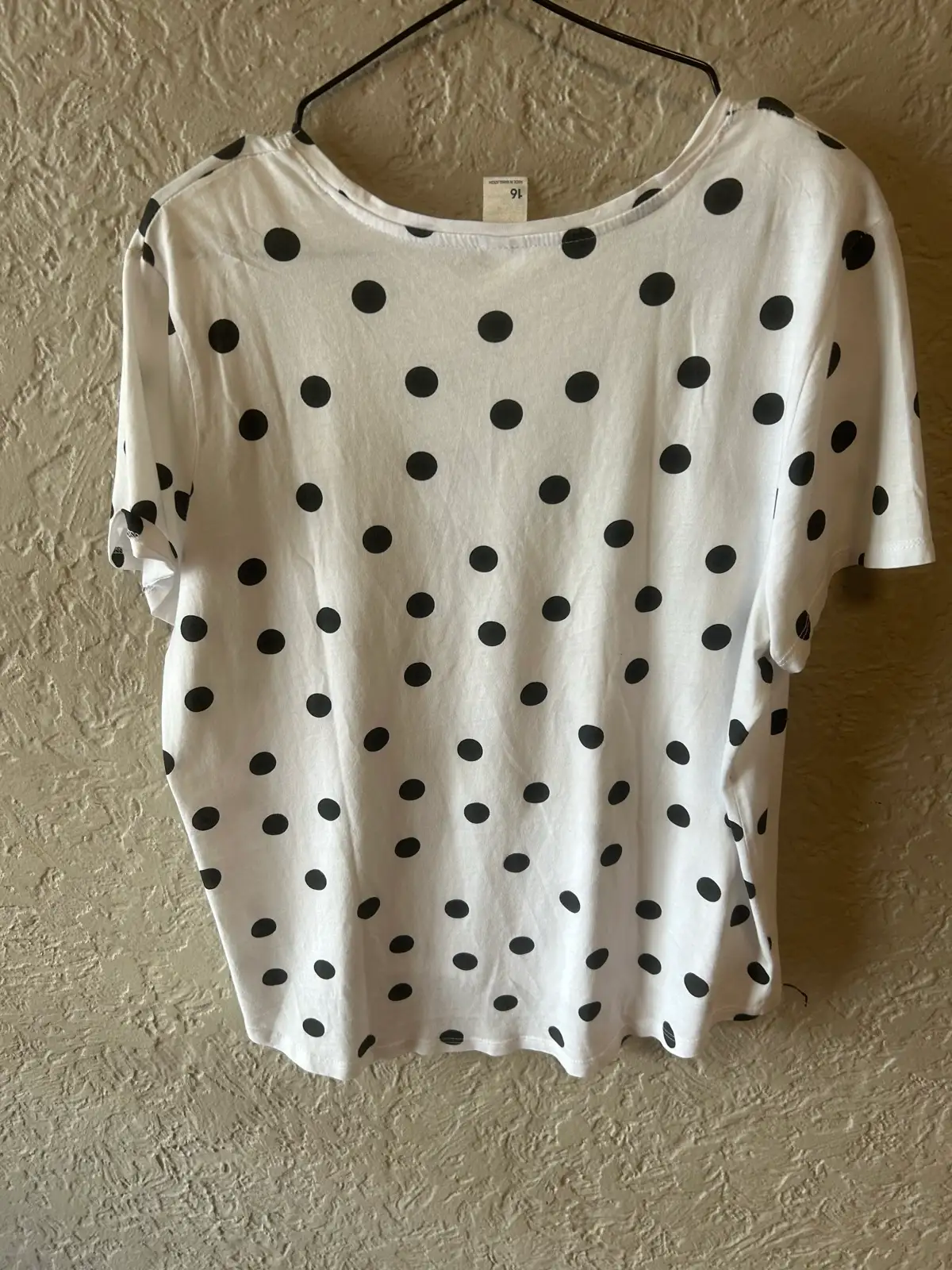 Anko white/black polka dot tee – photo 4