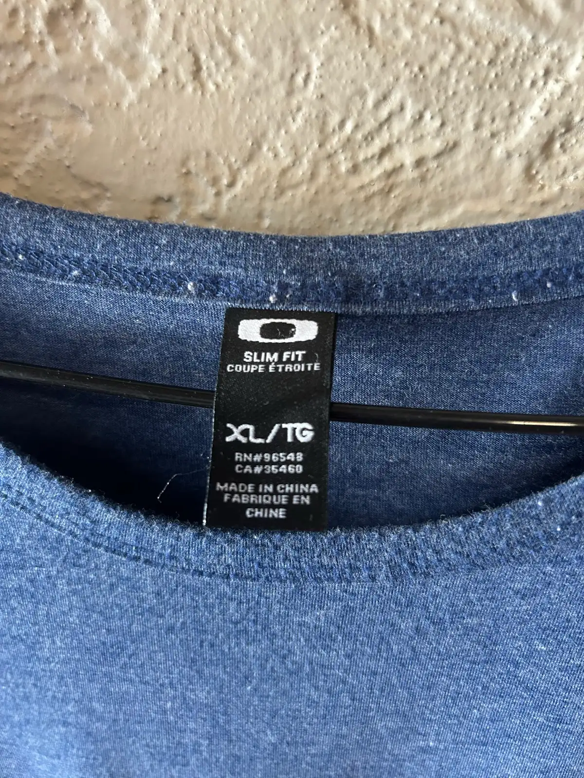 Men’s Oakley blue/red logo tee – photo 3