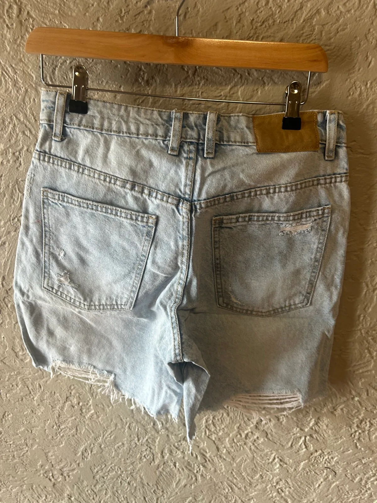 Cotton on light blue denim shorts – photo 4