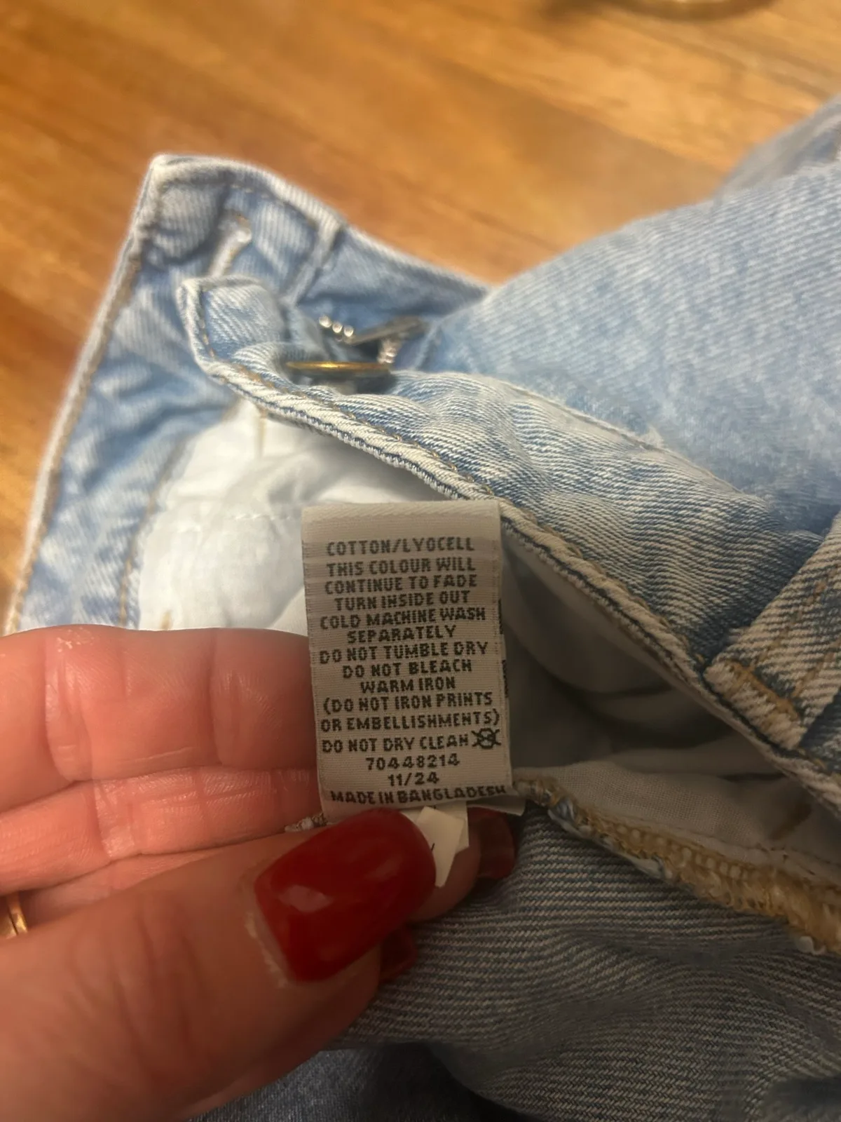 Target blue denim skirt – photo 5