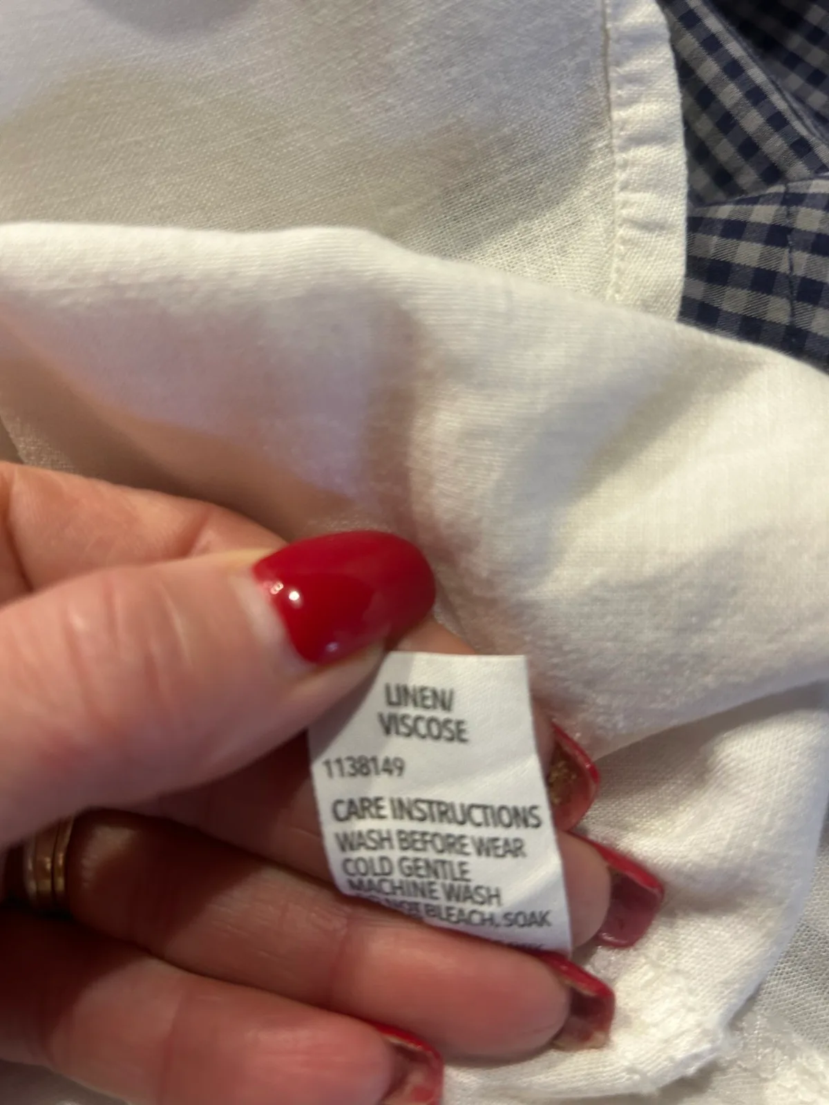 & Me white linen blend collared shirt – photo 4
