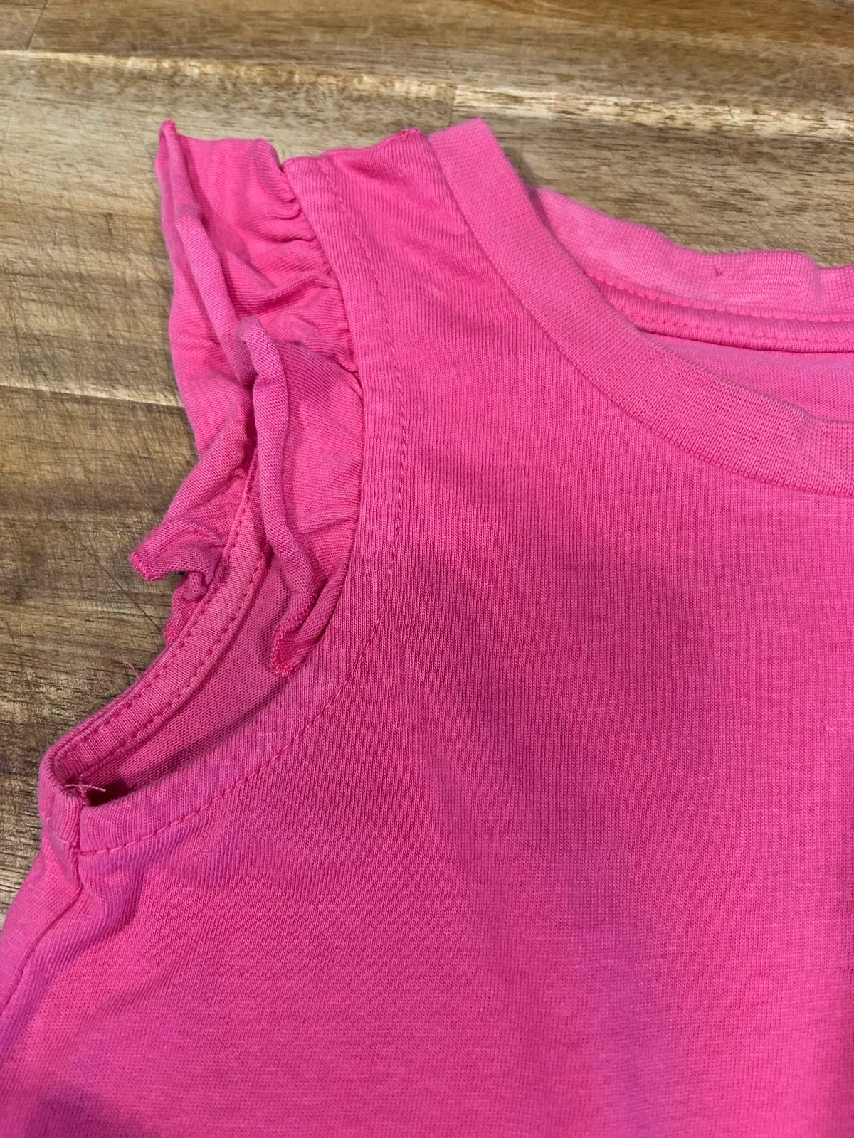 Girls pink shorts set – photo 4