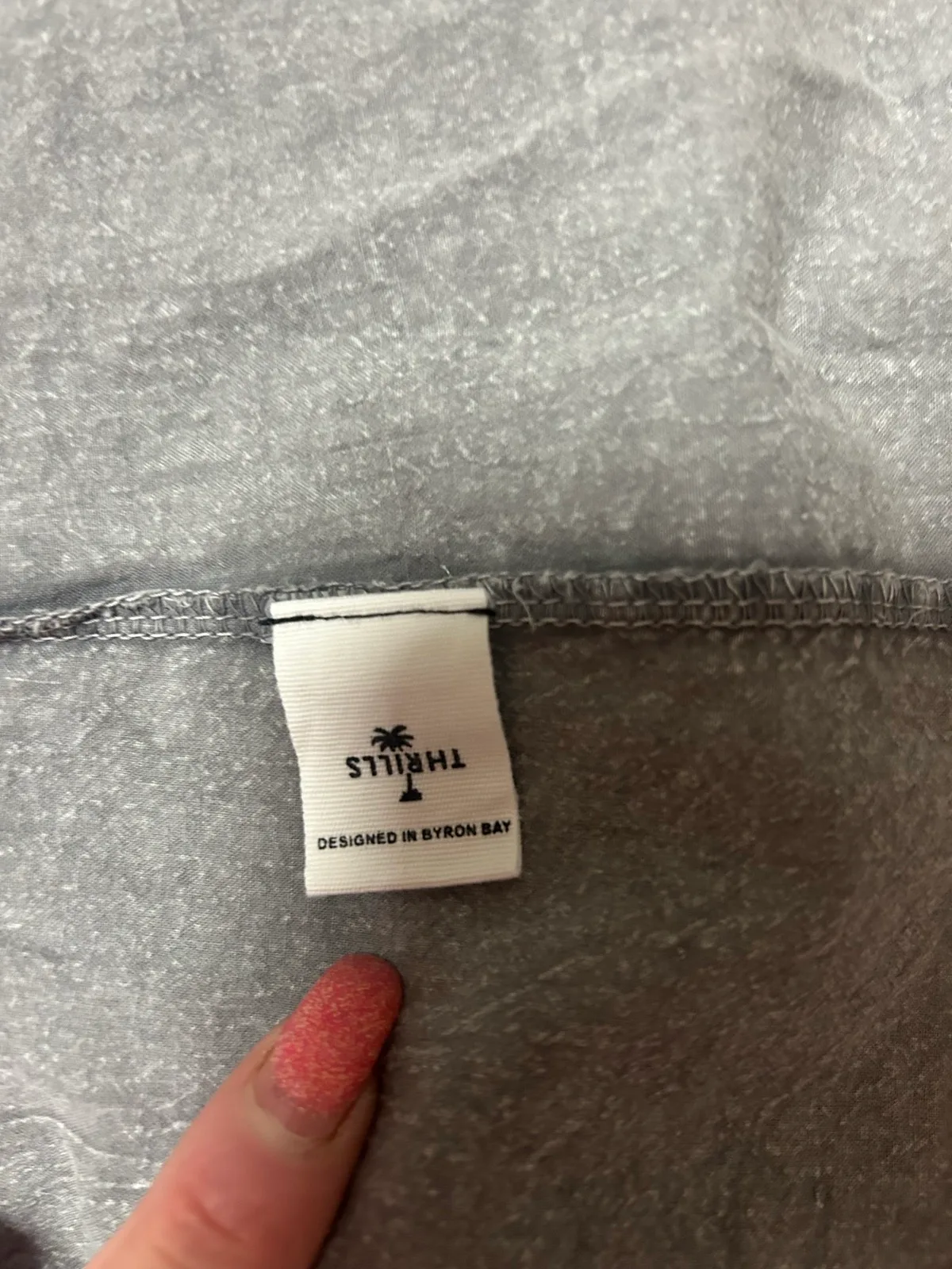 Thrills light grey chambray smock dress – photo 6