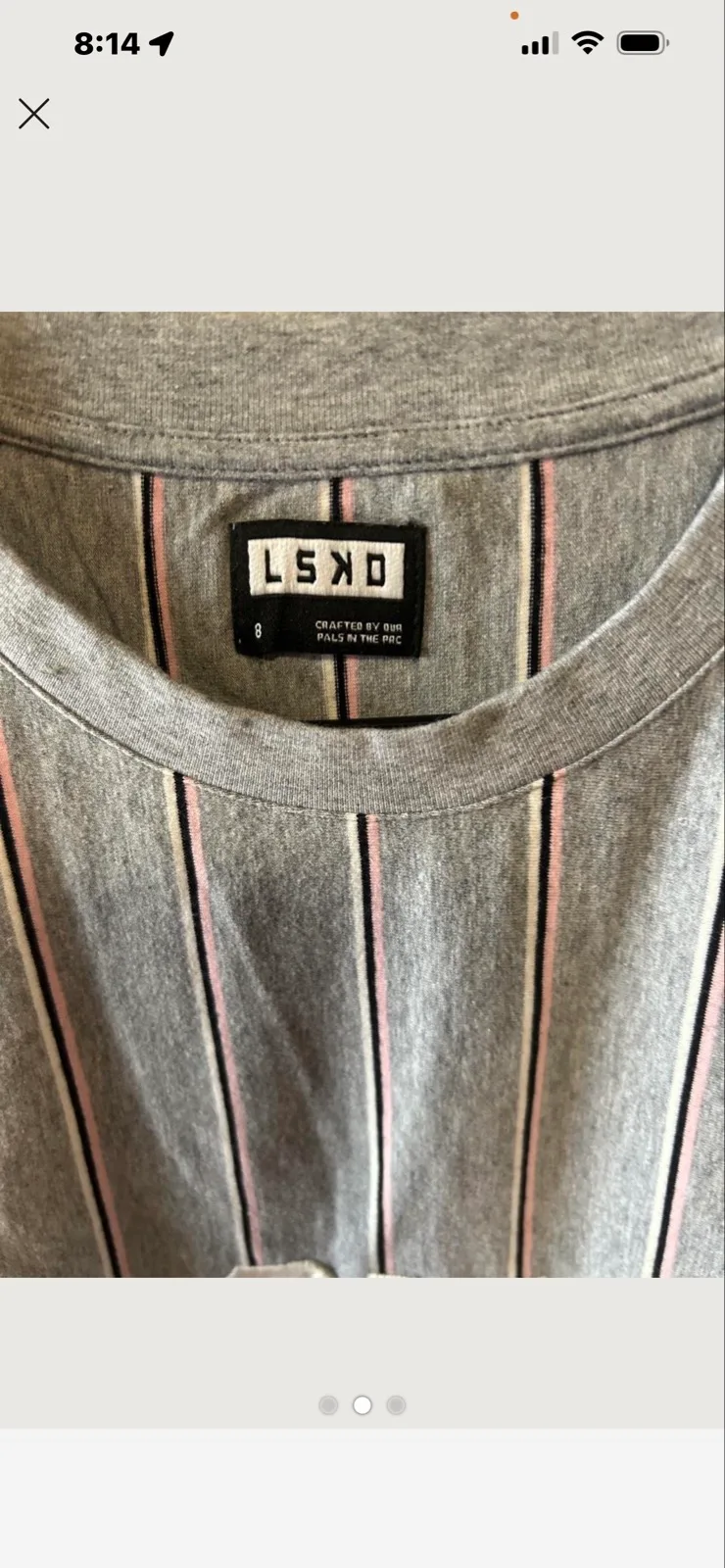 LSKD grey striped tshirt – photo 2