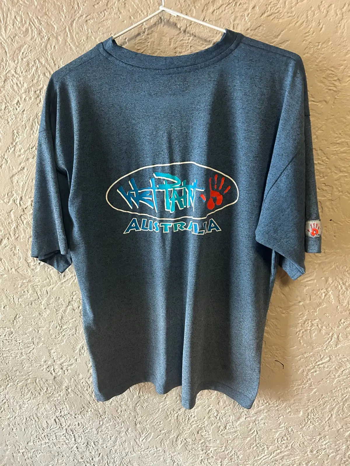 Men’s WETPAINT blue graphic tee – photo 4