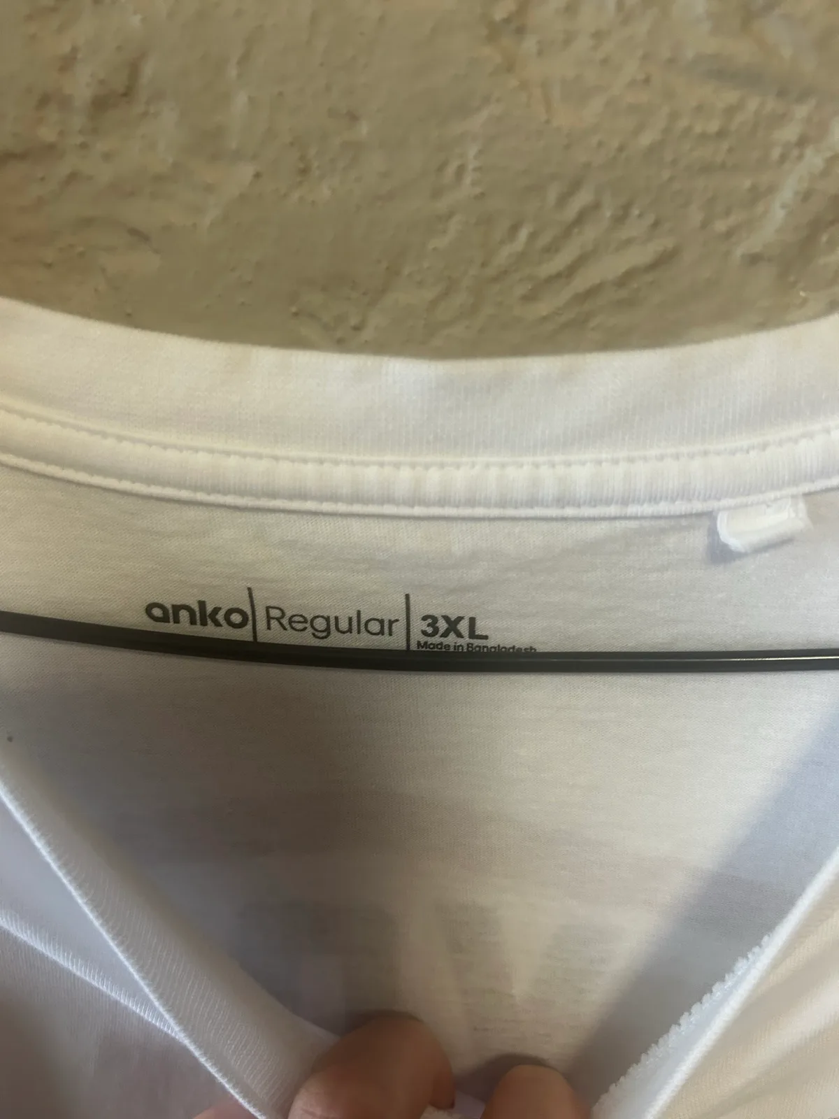 Men’s Anko white long sleeve top – photo 2