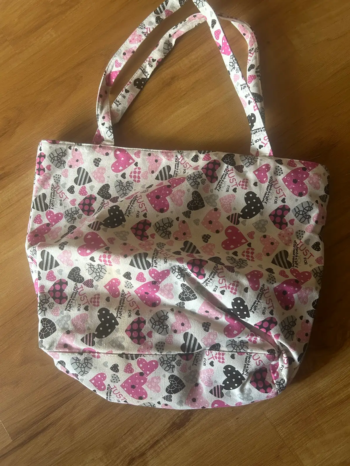 Medium size heart tote bag – photo 2