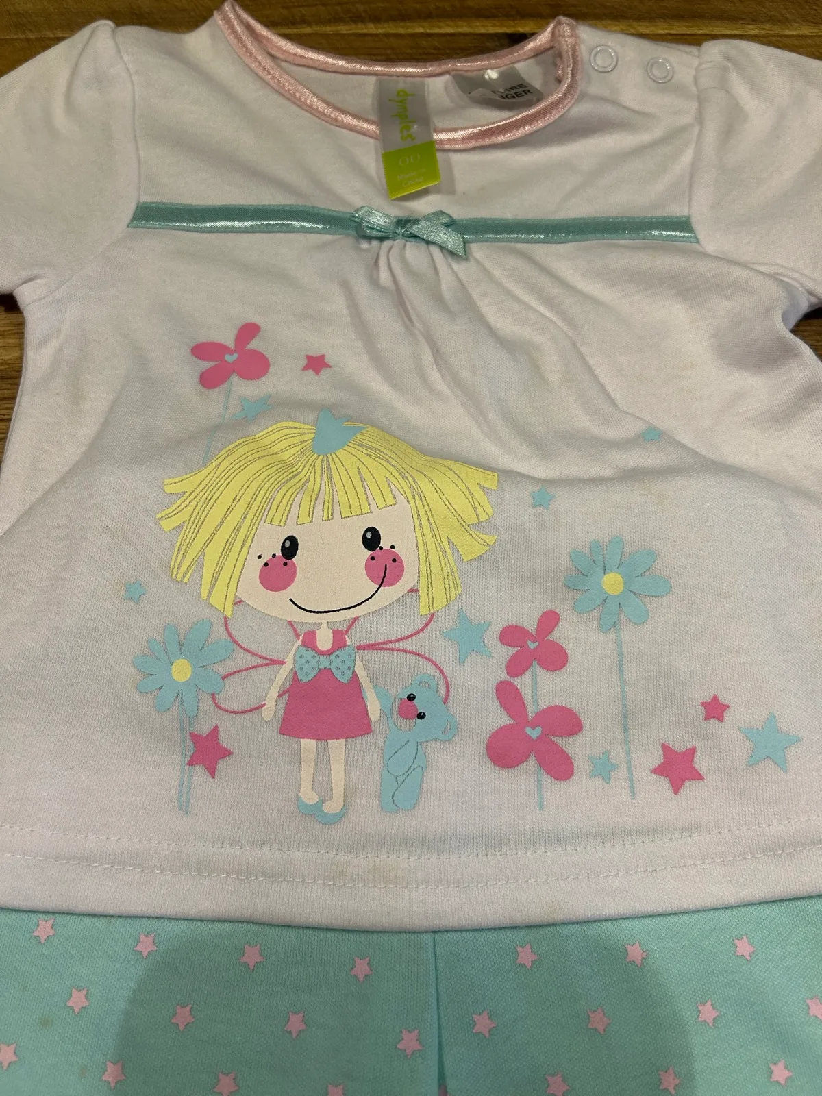 Dymples baby girl shorts/tshirt set – photo 2