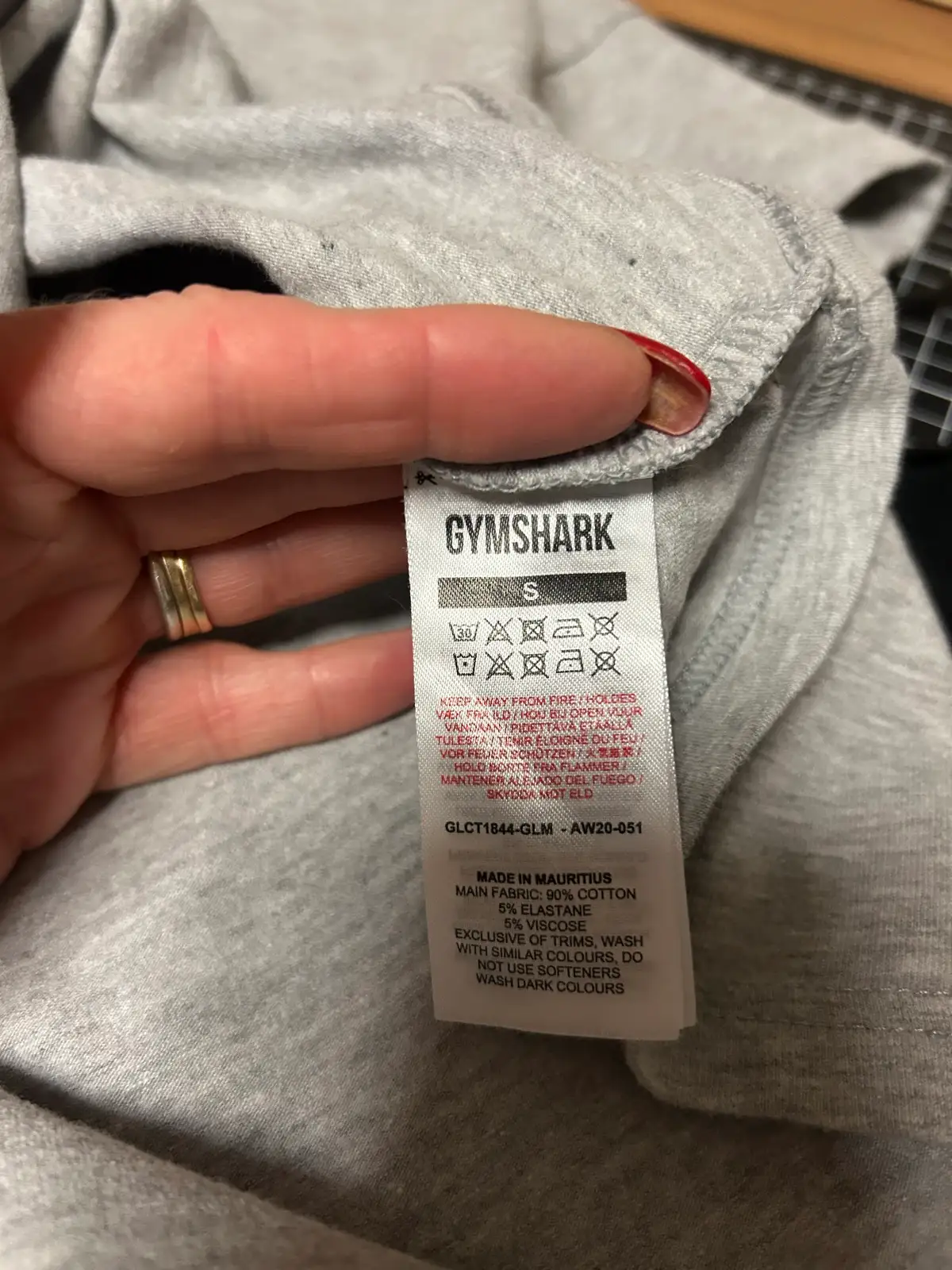 Gymshark grey cropped active top – photo 6
