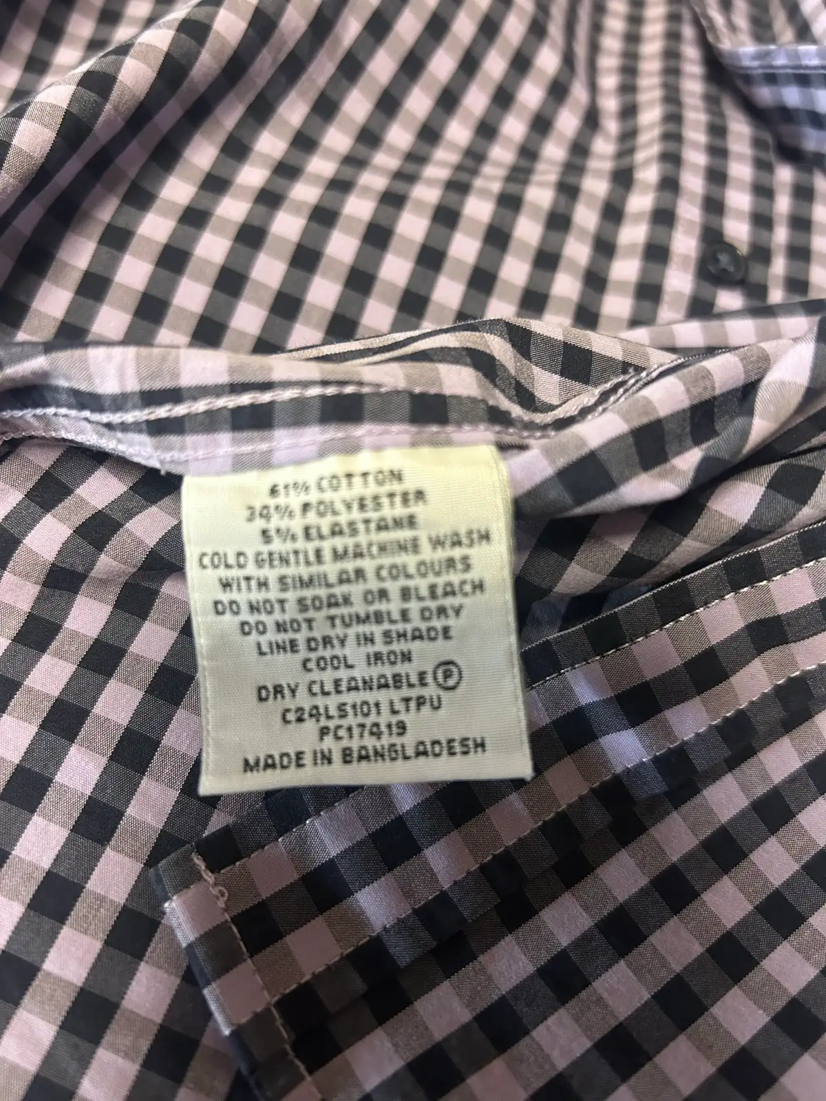 Men’s Connor checkered dress shirt – photo 4