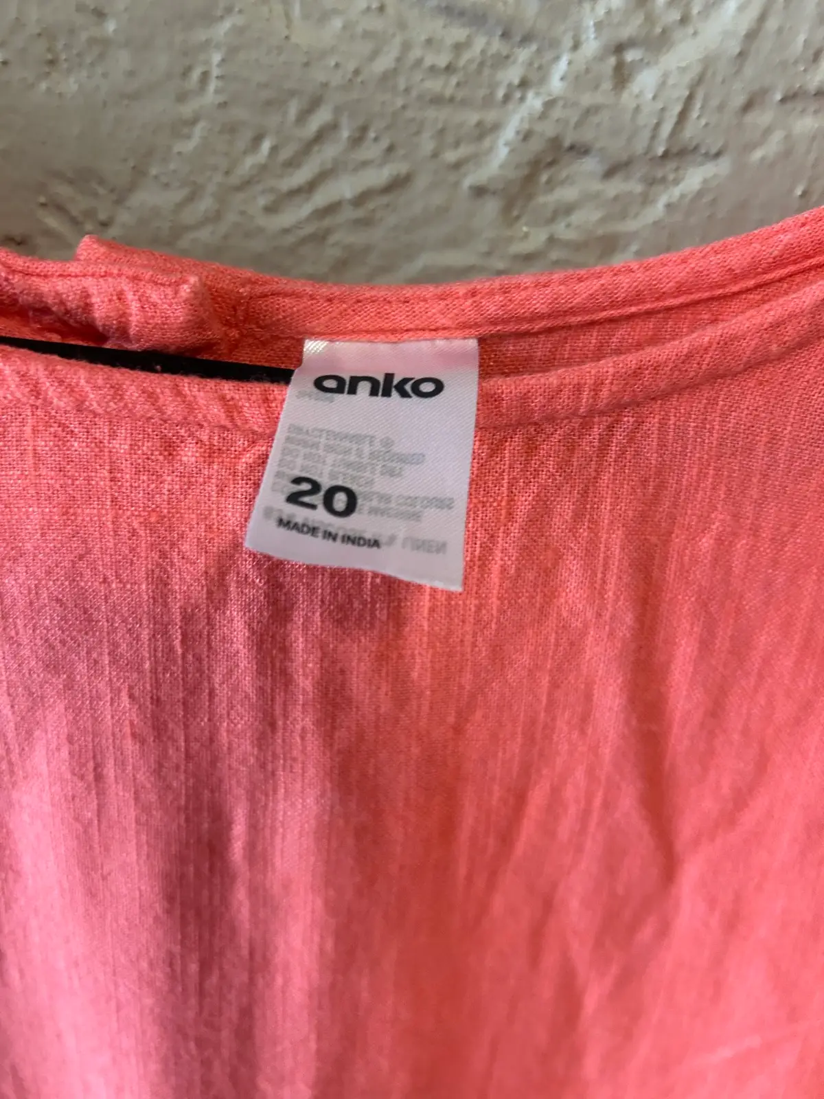 Anko coral pink ruffled blouse – photo 2