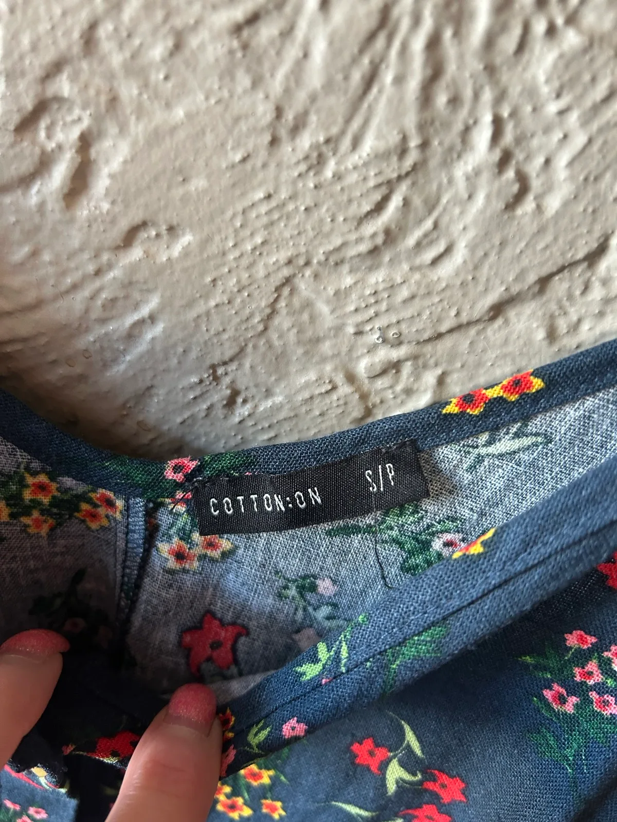 Cotton on blue floral cami dress – photo 3