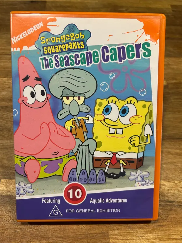 SpongeBob SquarePants the seascape capers dvd