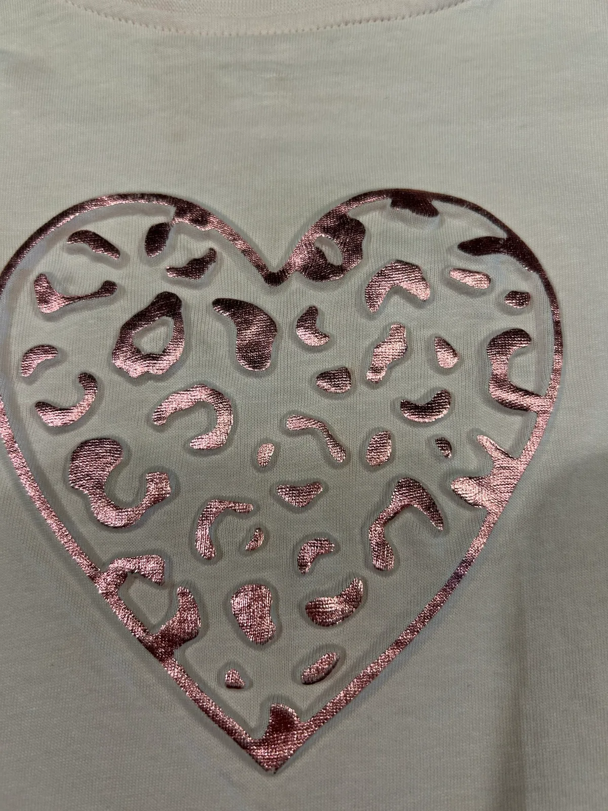 K-D girls pink tee with heart graphic – photo 2