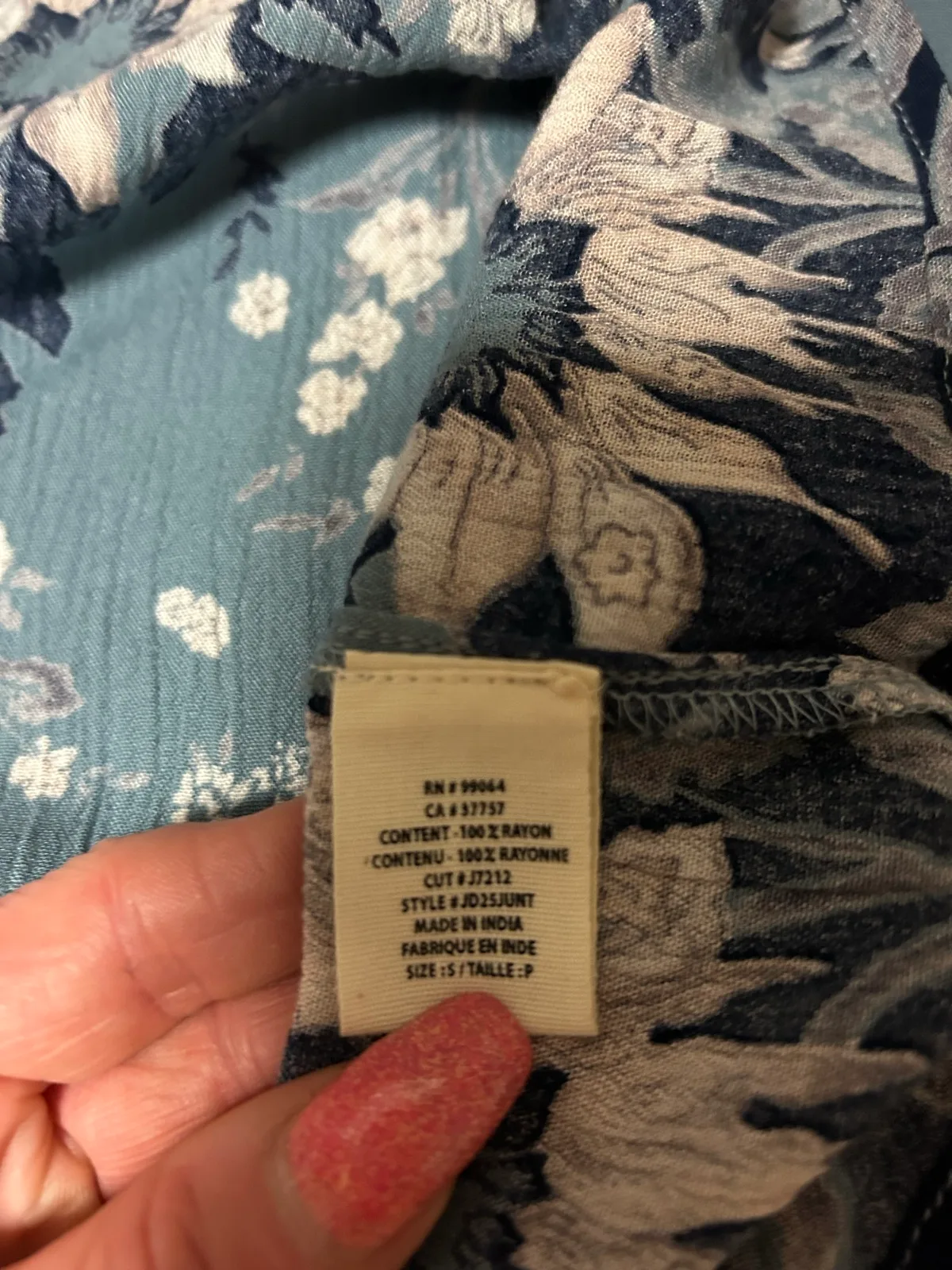 Billabong blue/green floral dress — photo 6