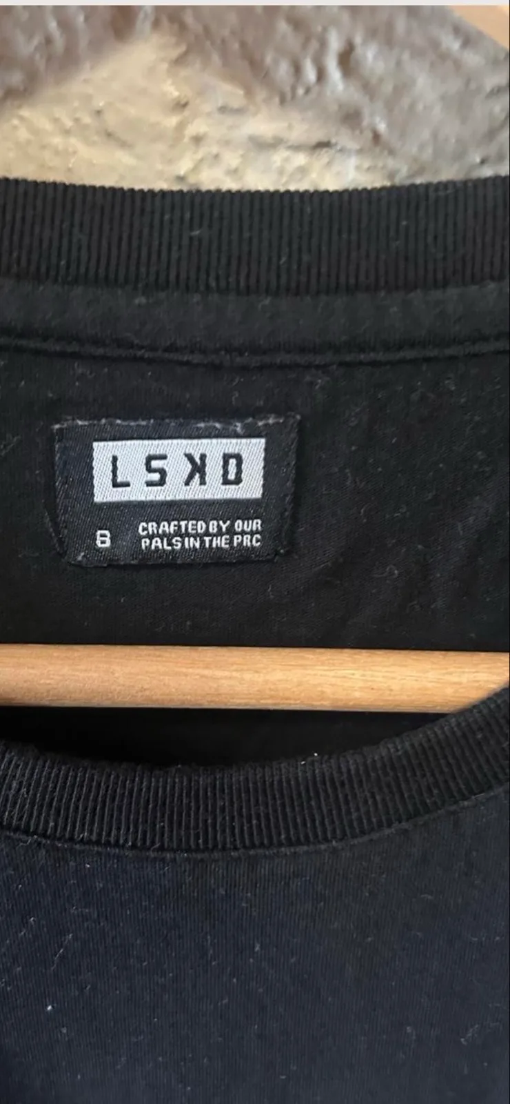 LSKD black tee dress – photo 4