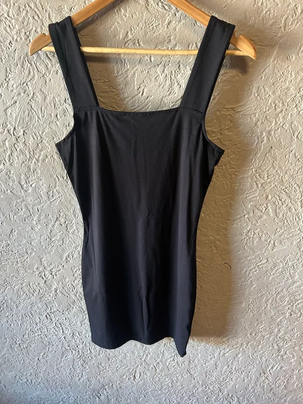 Cotton on black bodycon tank dress