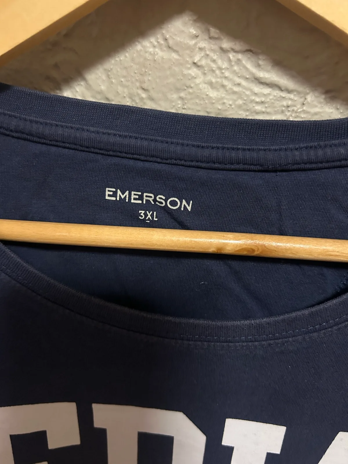 Men’s navy blue Emerson ‘serial chiller’ tee — photo 2