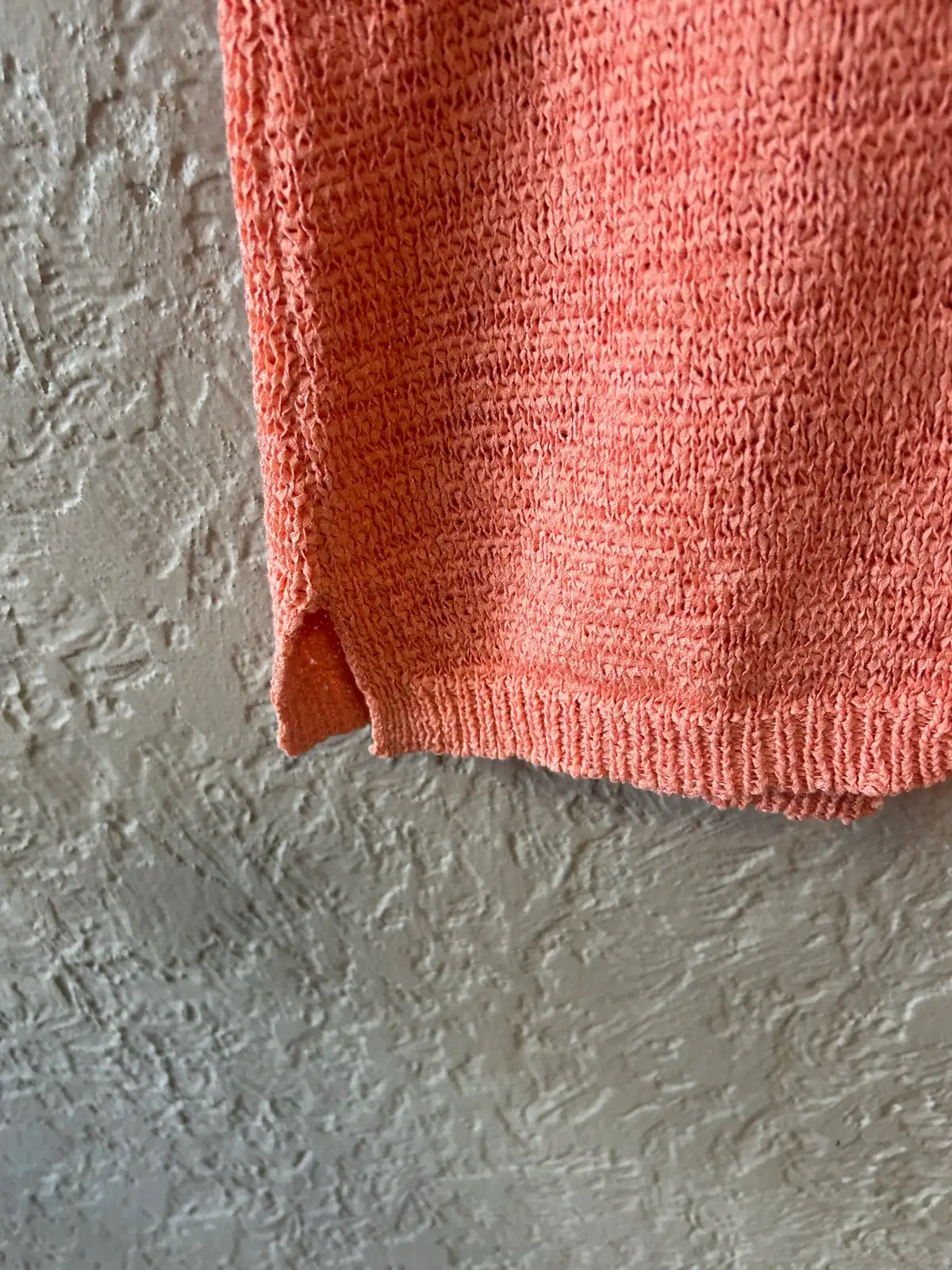 Noni orange short sleeve knit top – photo 2