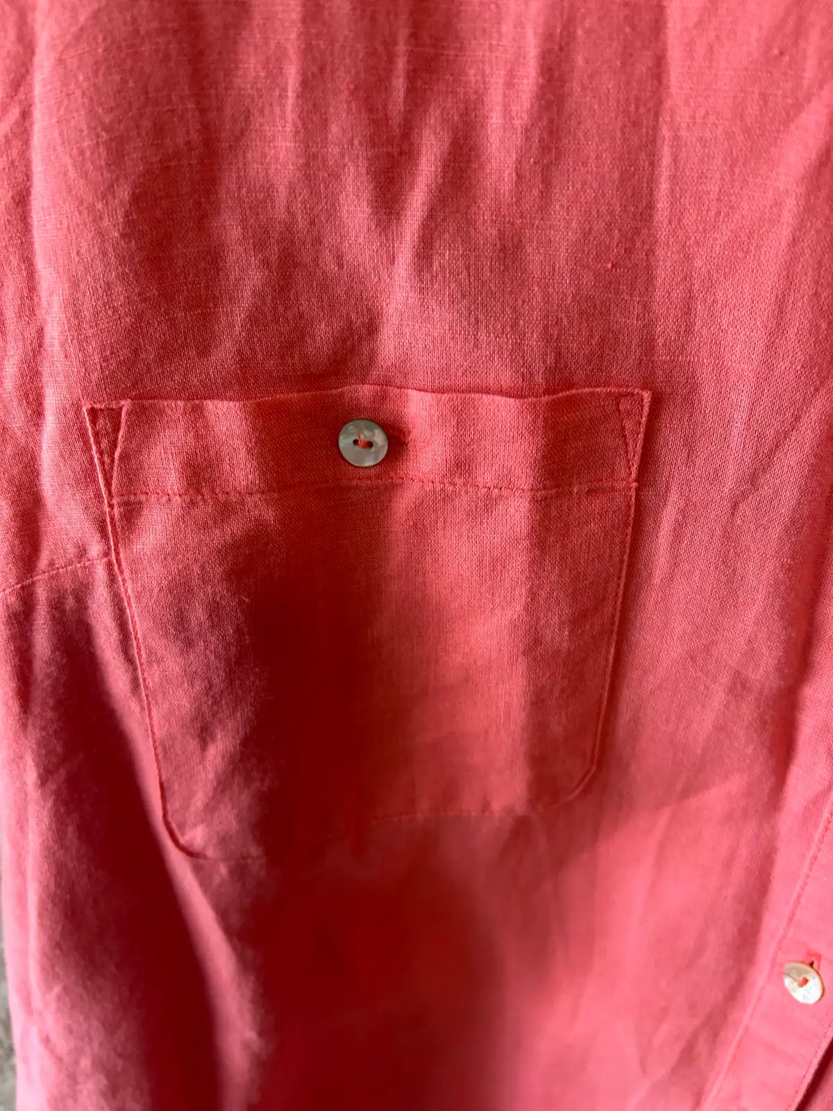 Target pink linen short sleeve shirt – photo 2