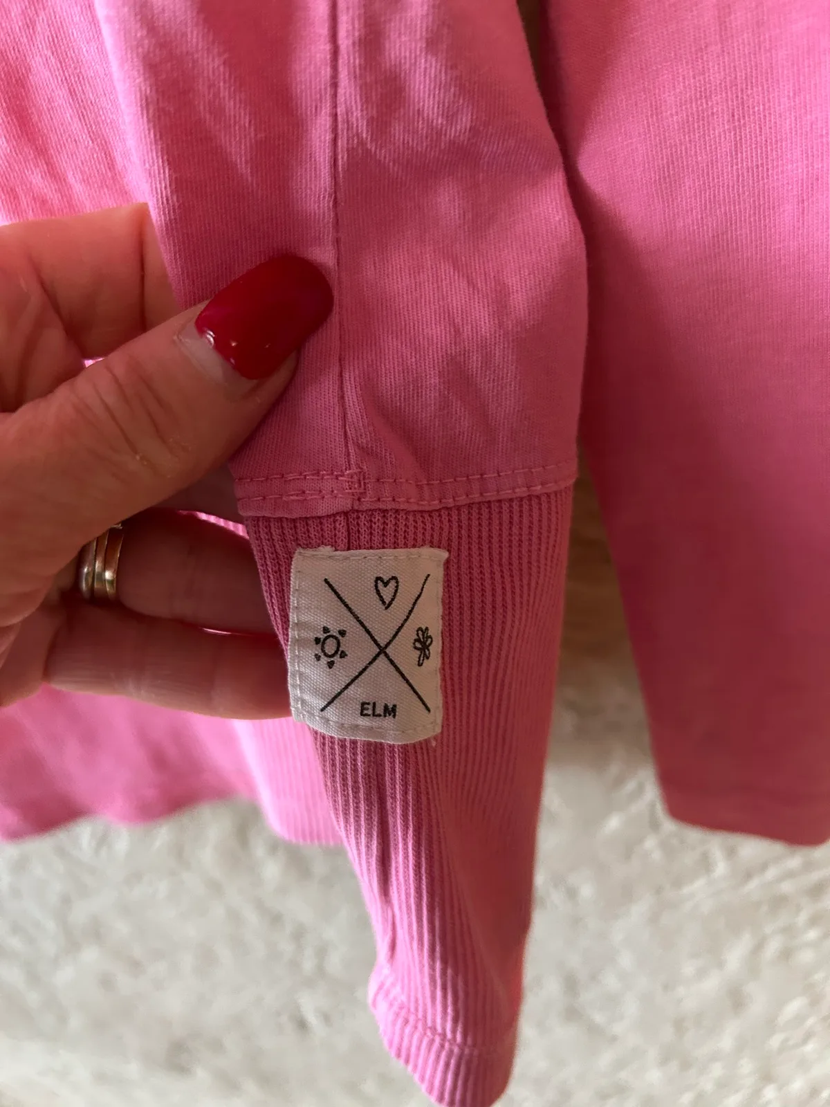 Elm pink long sleeve top – photo 2