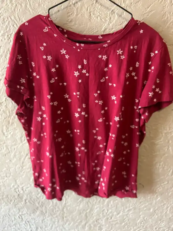 Target red the fitted crew Tshirt