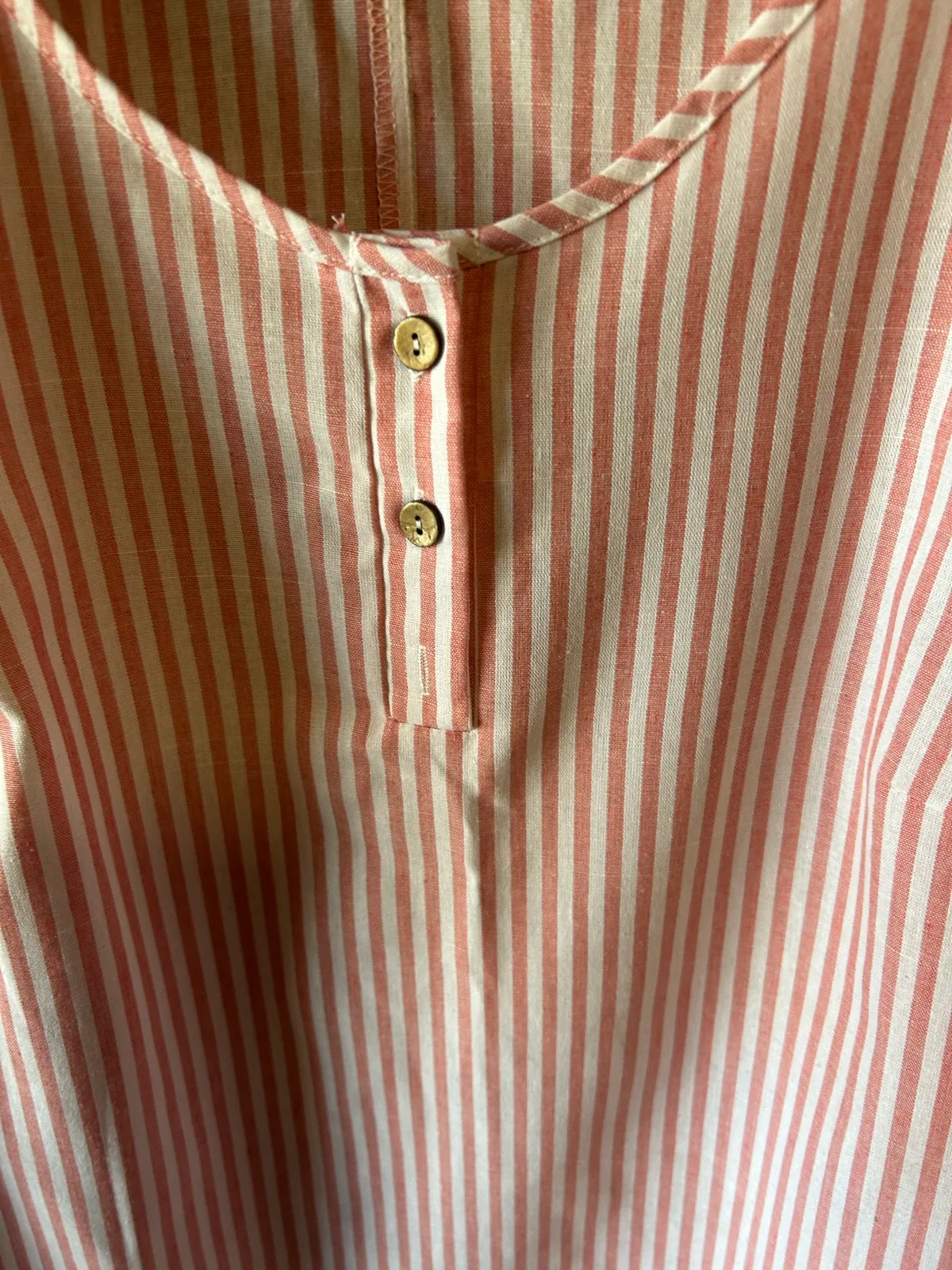Shein pink/white striped blouse – photo 2