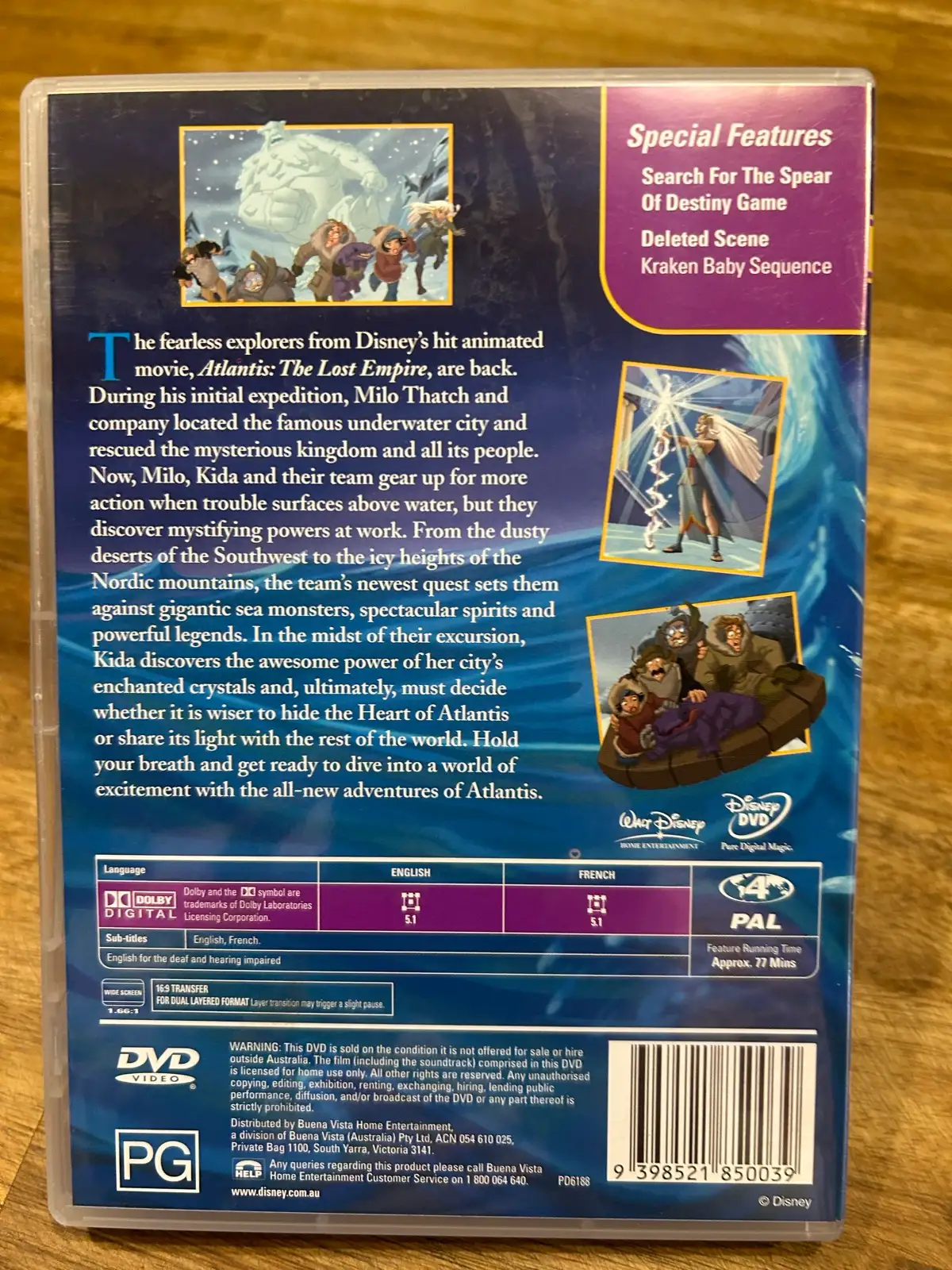 Atlantis animated dvd – photo 2