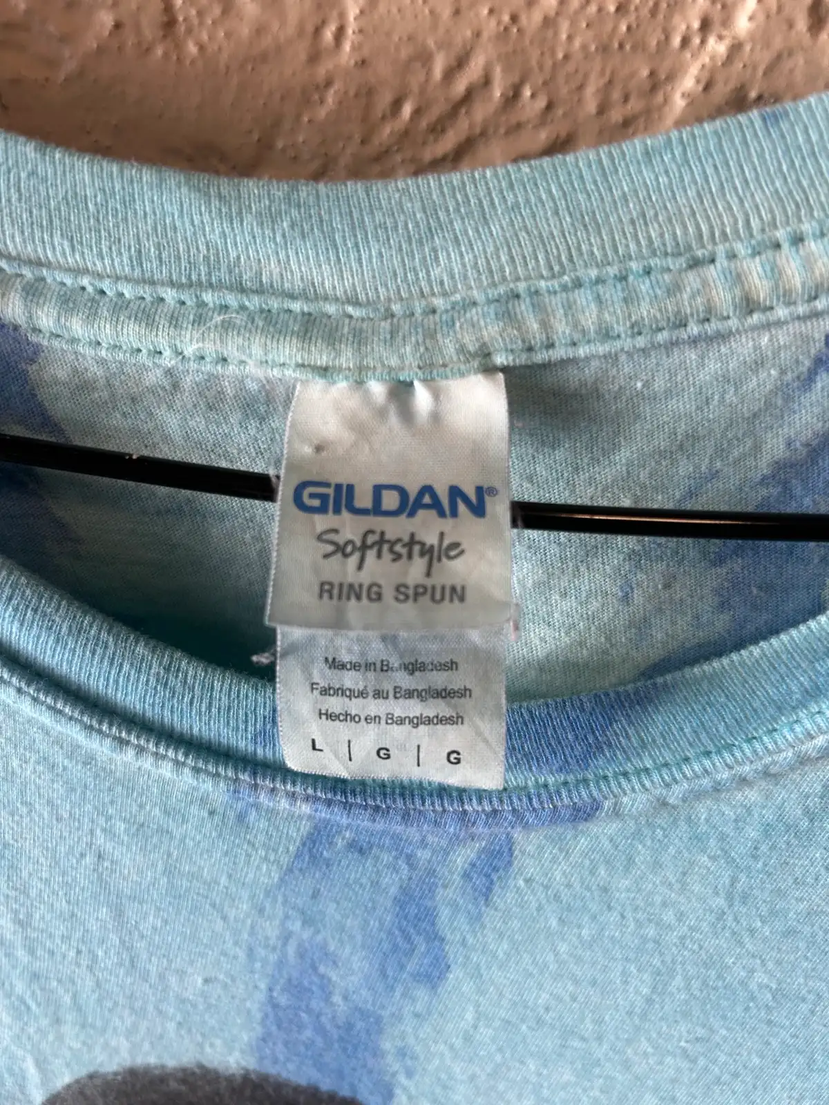Men’s Ed Sheeran blue tie dye tee – photo 3